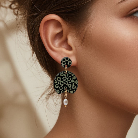 Aria Leopard Statement Oorbellen-1