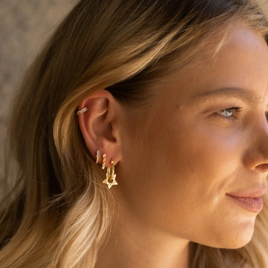 DAWN HELIX HOOP 1CM-1