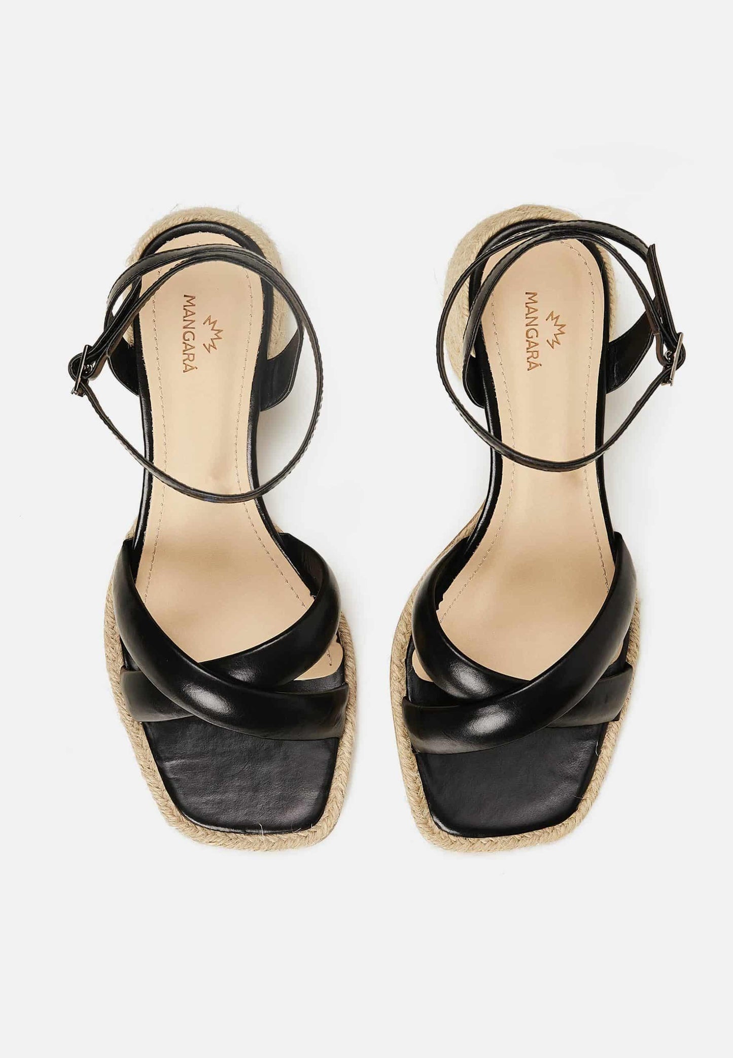 Marica Block Heels Black Sandals - Elegant & Comfortable-1