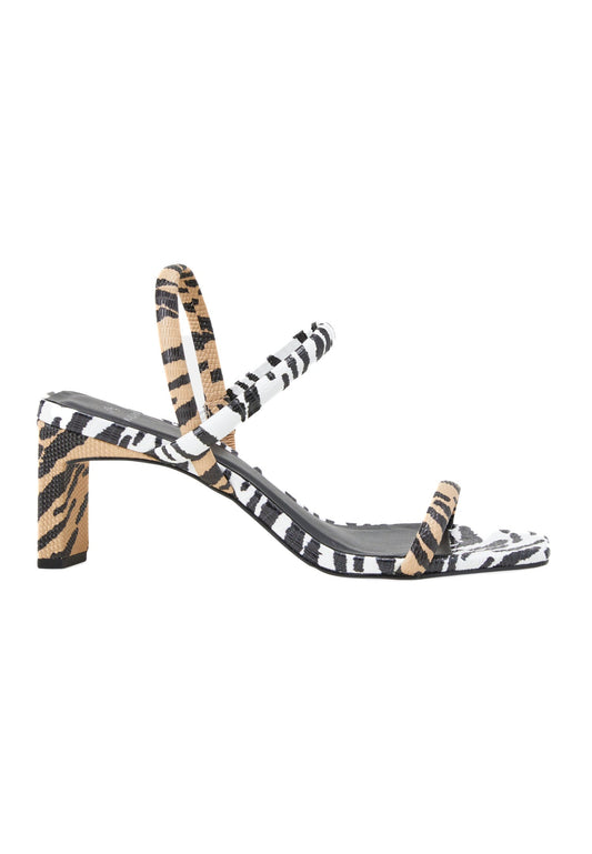 Mangará Women’s Sandals Animal Print - 6.5cm Block Heel-0