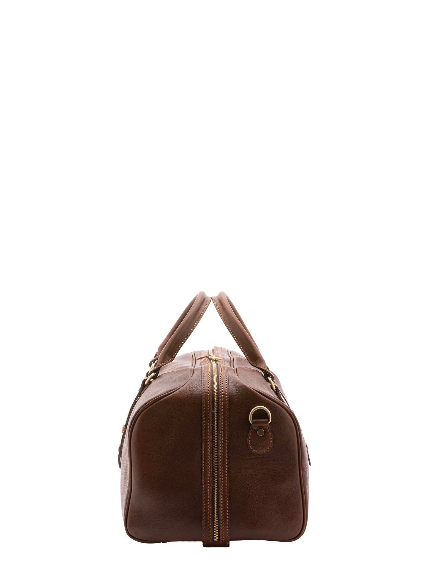 Borsa da viaggio unisex In Vera pelle Made in Italy 50x37x28 cm-3