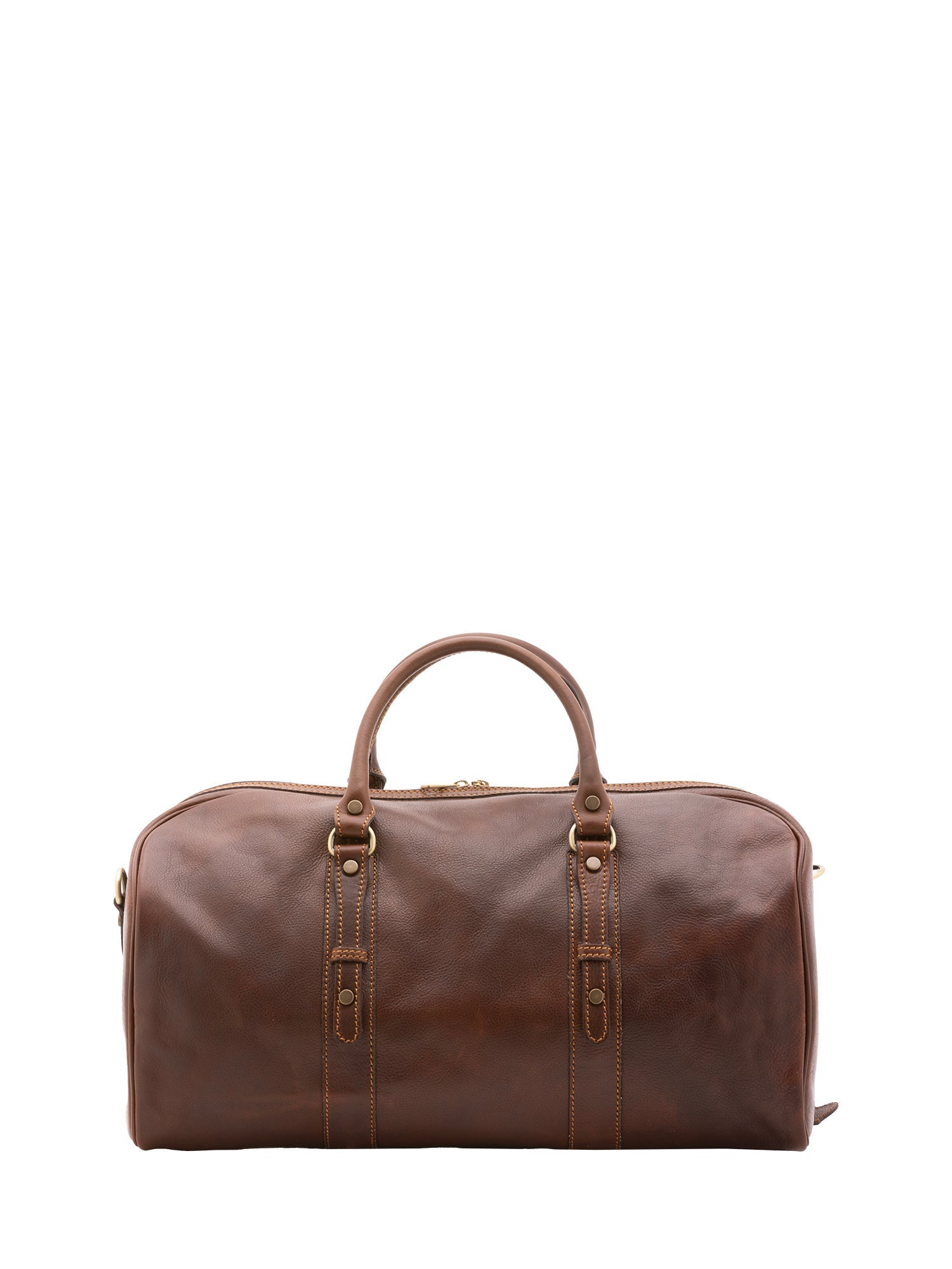 Borsa da viaggio unisex In Vera pelle Made in Italy 50x37x28 cm-4
