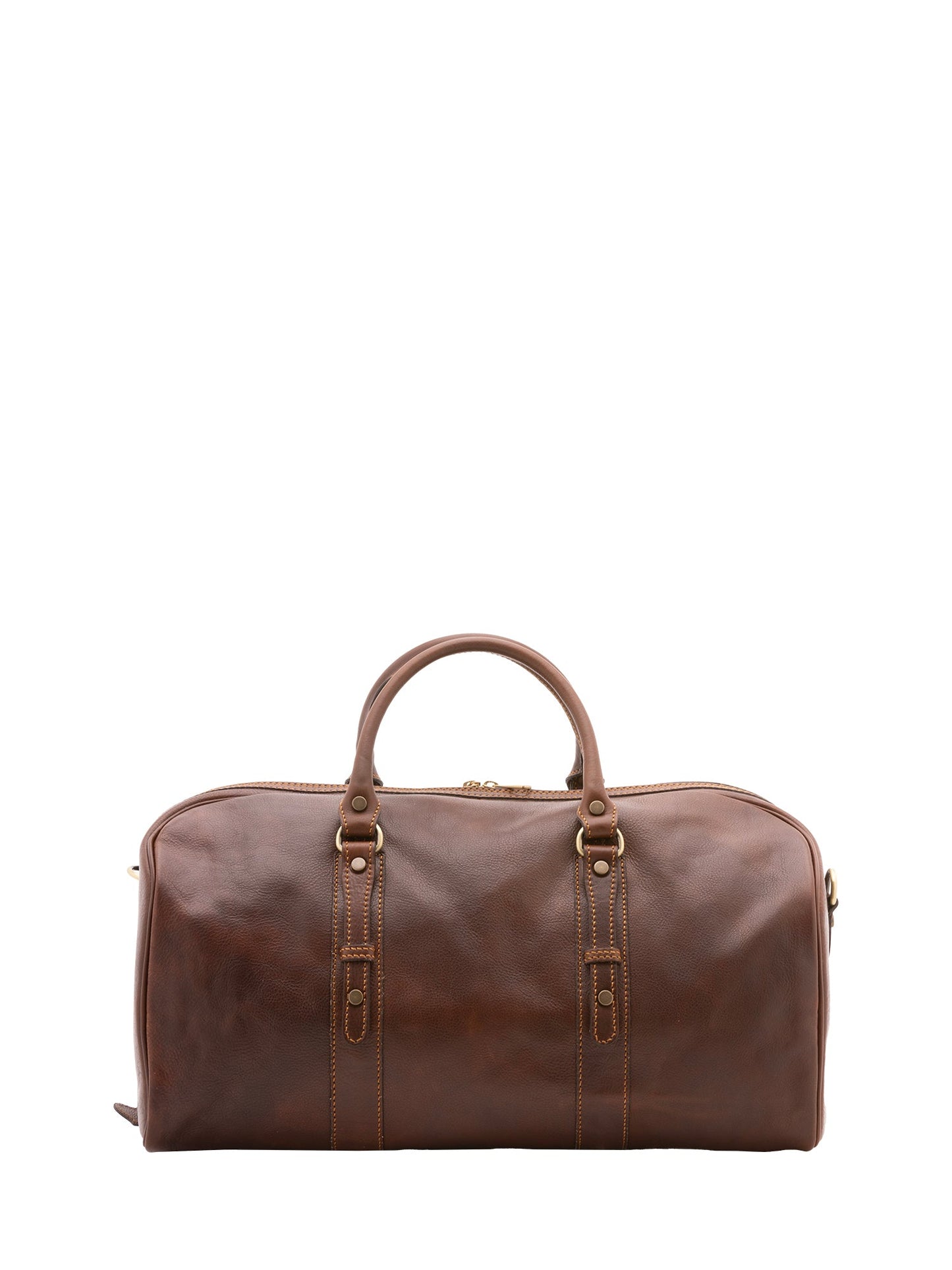 Borsa da viaggio unisex In Vera pelle Made in Italy 50x37x28 cm-0