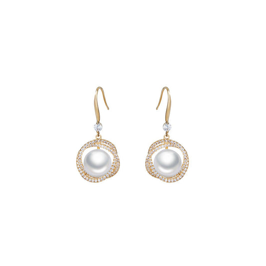 Brilliant Lux Gold Earrings-0