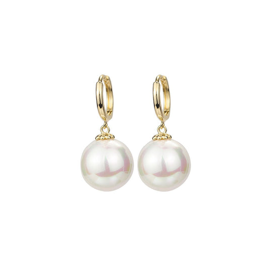 One Shot Gold Earrings-0