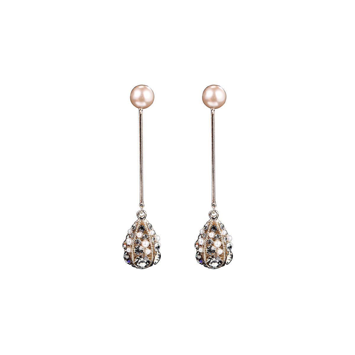 Precious Tear Blue Earrings-0