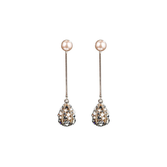 Precious Tear Blue Earrings-0