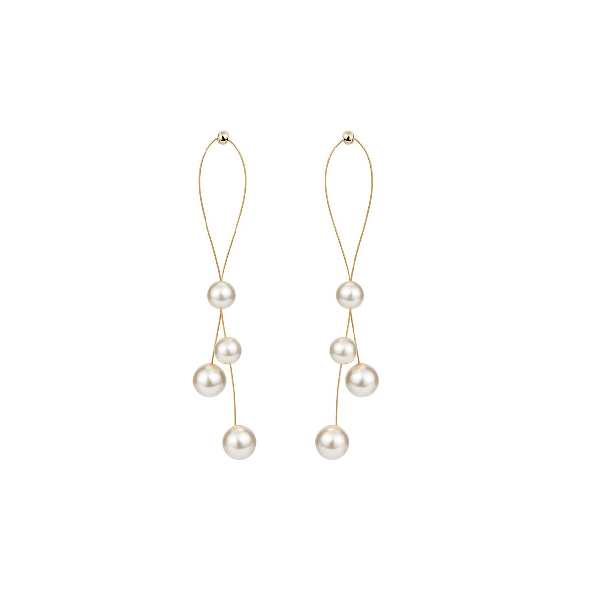 Shades Of White Earrings-0