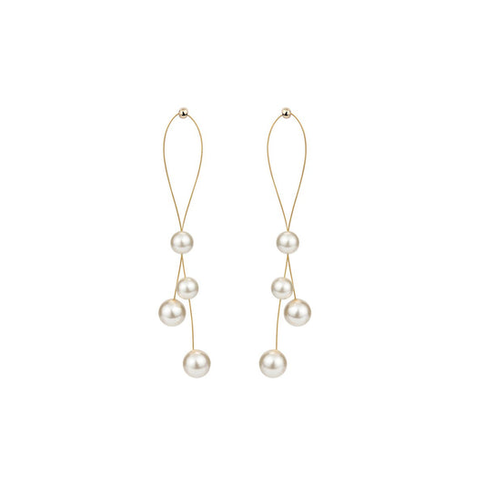 Shades Of White Earrings-0